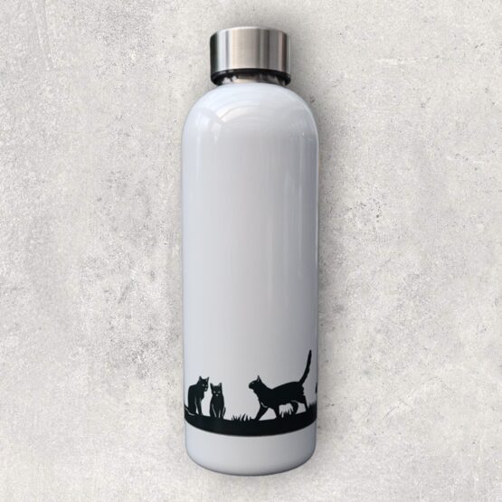 Thermosflasche Katzen